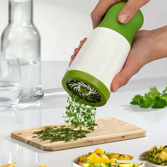 Manual Herb Grinder Spice Mill Parsley Shredder Vegetable Cutter Coriander Mincer Chili and Cilantro Kitchen Tool Gadget