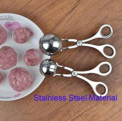 Meat Ball Maker Tool Stainless Steel Clip Round Rice Ball Shaper Spoon Meatball Making Mold Non Stick Stuffed Kitchen Gadget