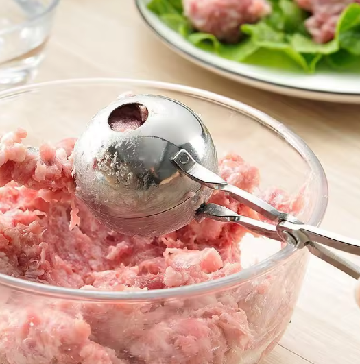 Meat Ball Maker Tool Stainless Steel Clip Round Rice Ball Shaper Spoon Meatball Making Mold Non Stick Stuffed Kitchen Gadget