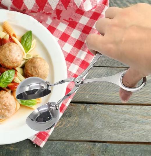 Meat Ball Maker Tool Stainless Steel Clip Round Rice Ball Shaper Spoon Meatball Making Mold Non Stick Stuffed Kitchen Gadget